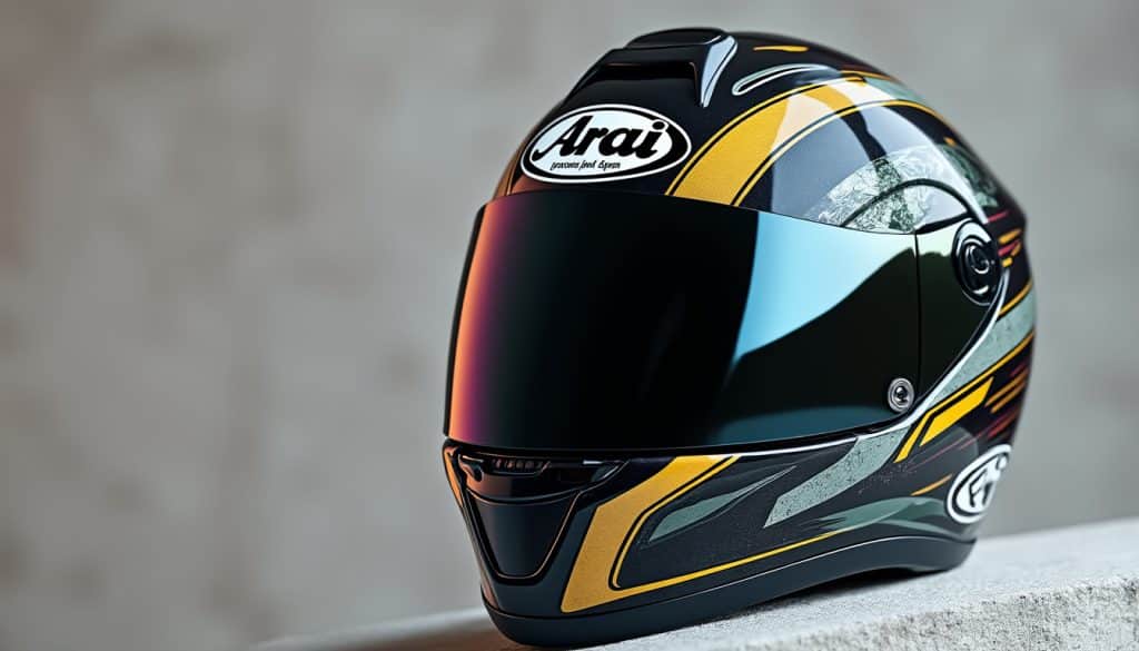 Casque arai jet visiere teinte : ce que dit la règle
